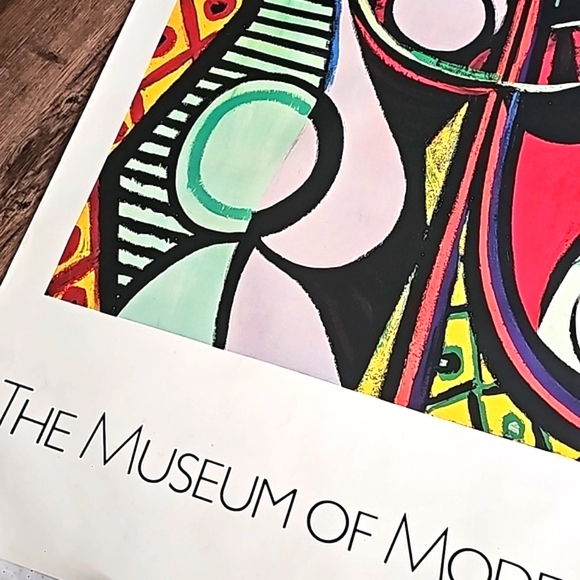 VTG Museum Print GIRL BEFORE A MIRROR by Pablo Picasso Printed in the U.S.A 1988 - Picture 4 of 14